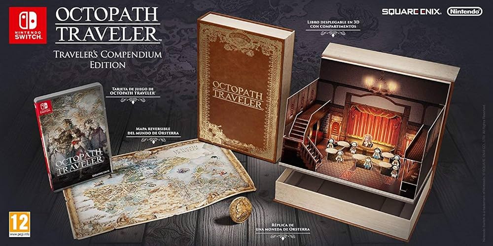 Octopath Traveler Traveller Compendium Edition NEW EU - Switch