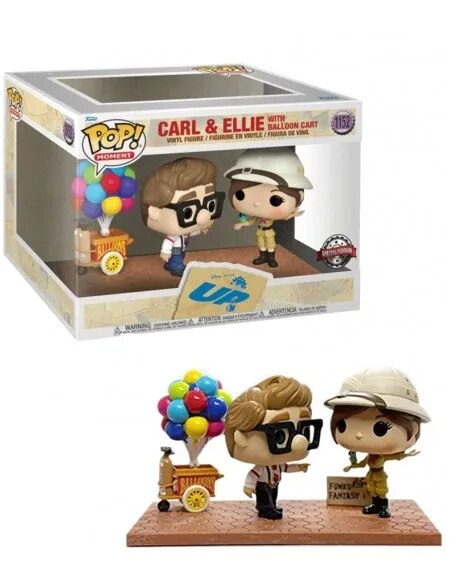Carl and Ellie with Baloon Cart #1152