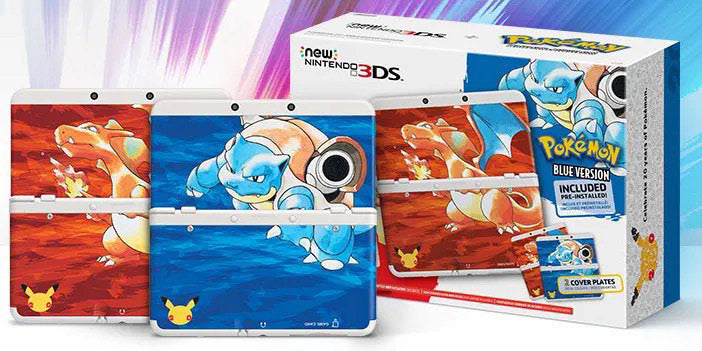 New Nintendo 3DS Pokemon Red and Blue Edition - Brand New US