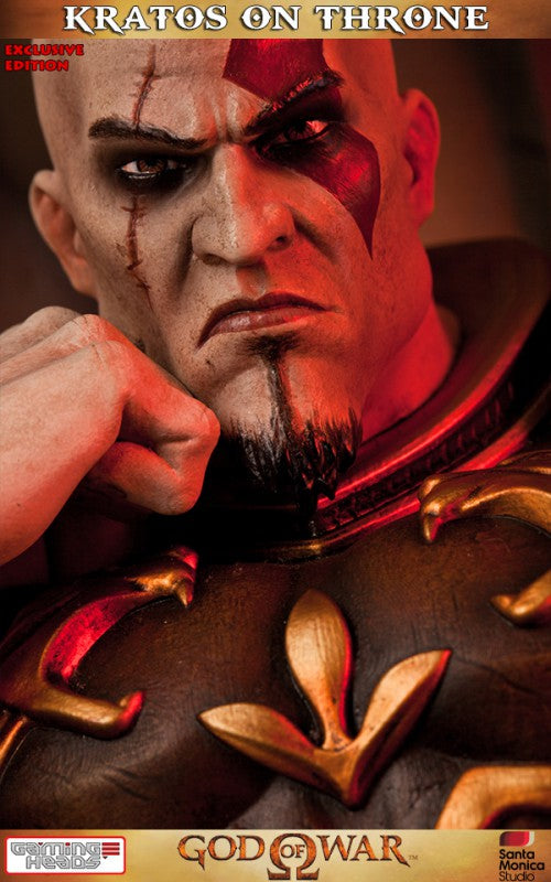Gaming Heads God of War Kratos On Throne Statue Model EX Ver.