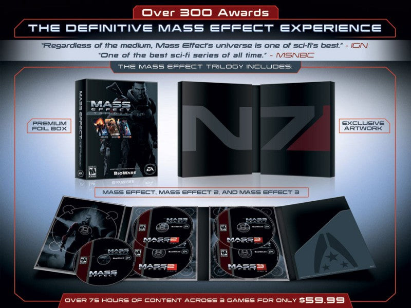 Mass Effect Trilogy PS3 NEW US