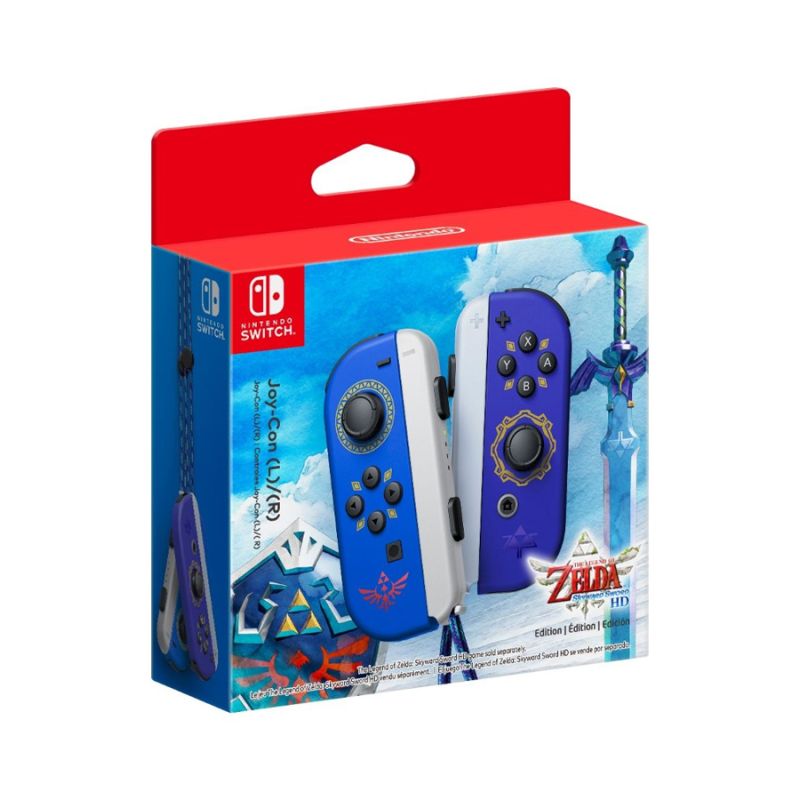Joy Con L/R Zelda Skyword Sword HD Edition