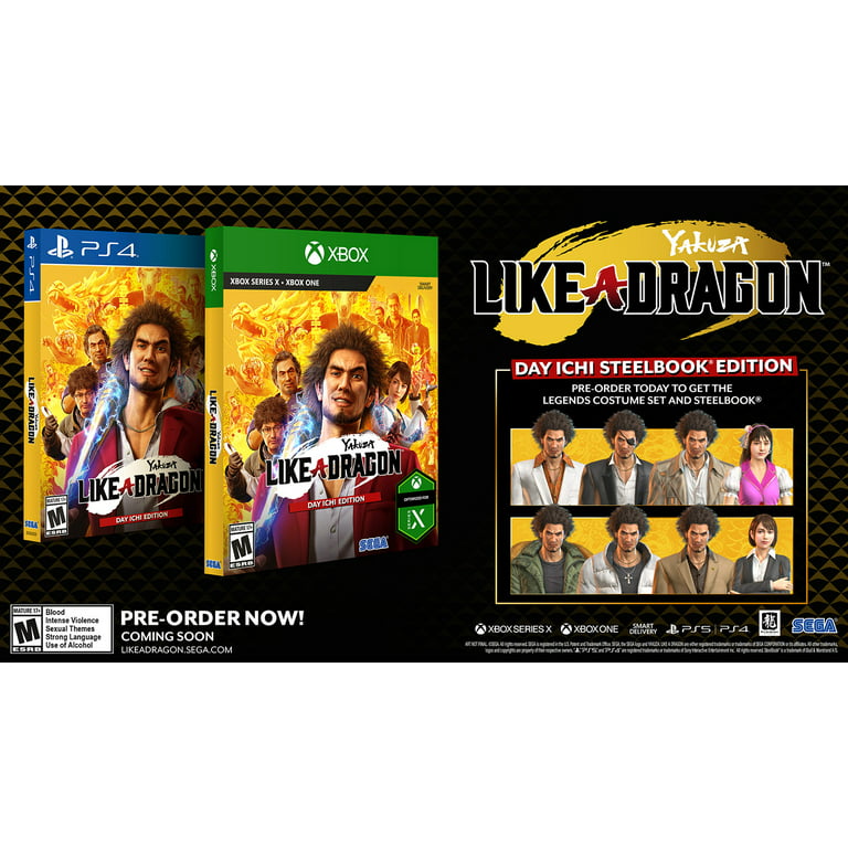 Yakuza Like a Dragon Day Ichi Steelbook Edition Xbox Series X - US Like New