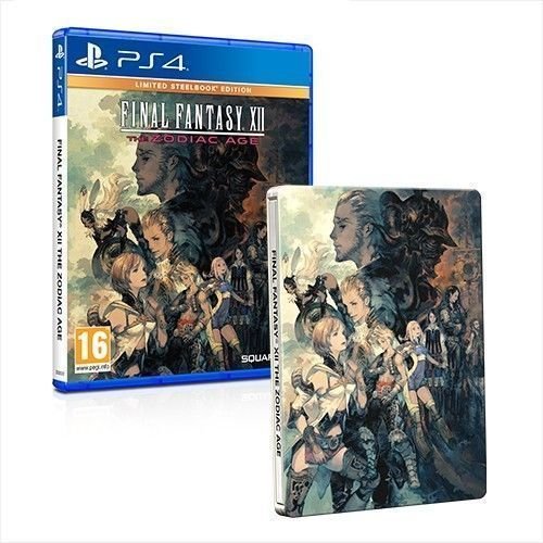 Final Fantasy XII the Zodiac Age Limited SteelBook Edition PS4 US NEW
