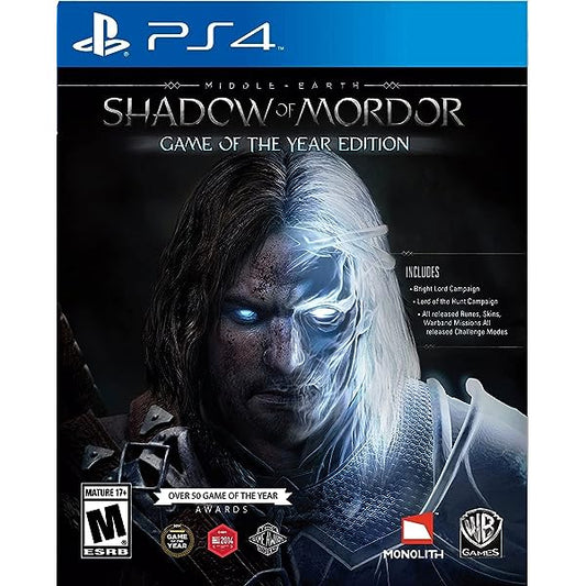 Shadow of Mordor game of the year edition NEW US