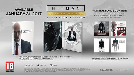 Hitman The Complete First Season SteelBook Edition NEW EU PS4