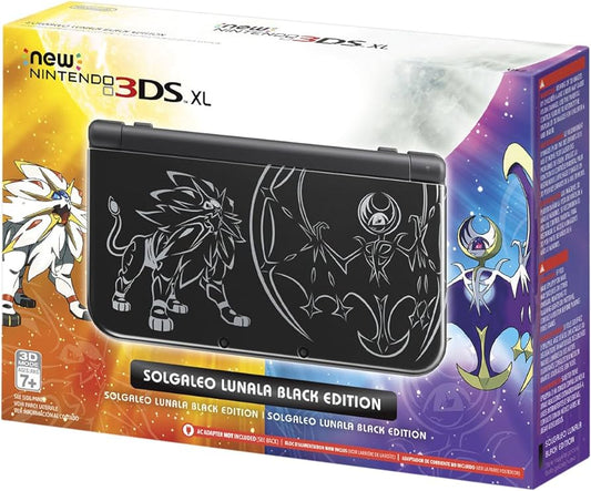 New Nintendo 3DS XL Solgaleo Lunala Black Edition NEW US RARE
