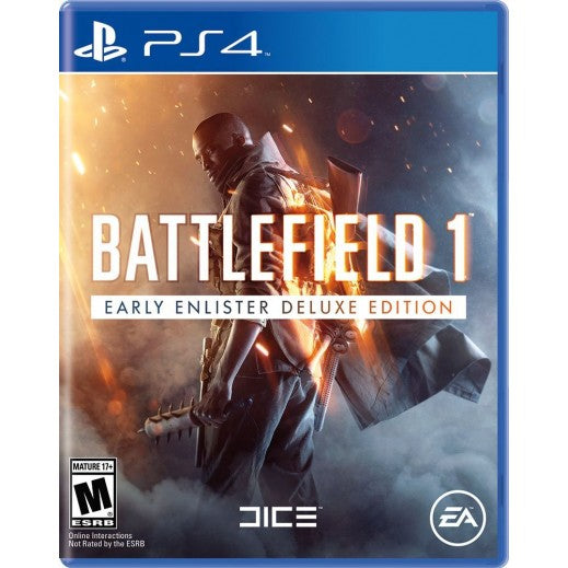 Battlefield 1 early enlister deluxe edition Like New US