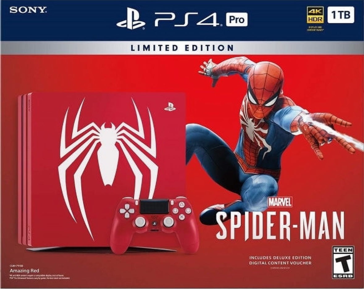 PlayStation 4 Pro ( Spiderman ) Edition - BRAND NEW - US