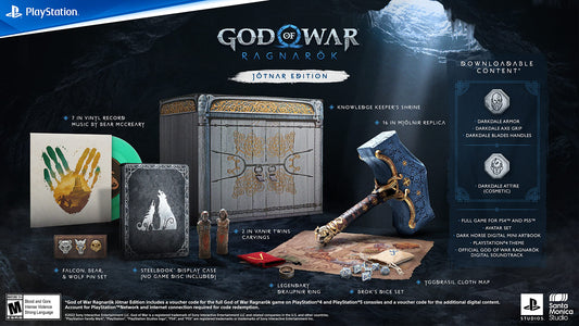God of War Ragnarok - Jotnar Edition ( Without Game Code + outer Box sleeve )