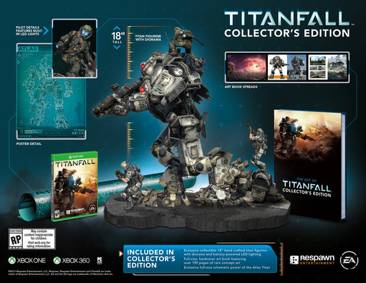 Titanfall Collector Edition - Xbox One (RARE) - BRAND NEW brown box
