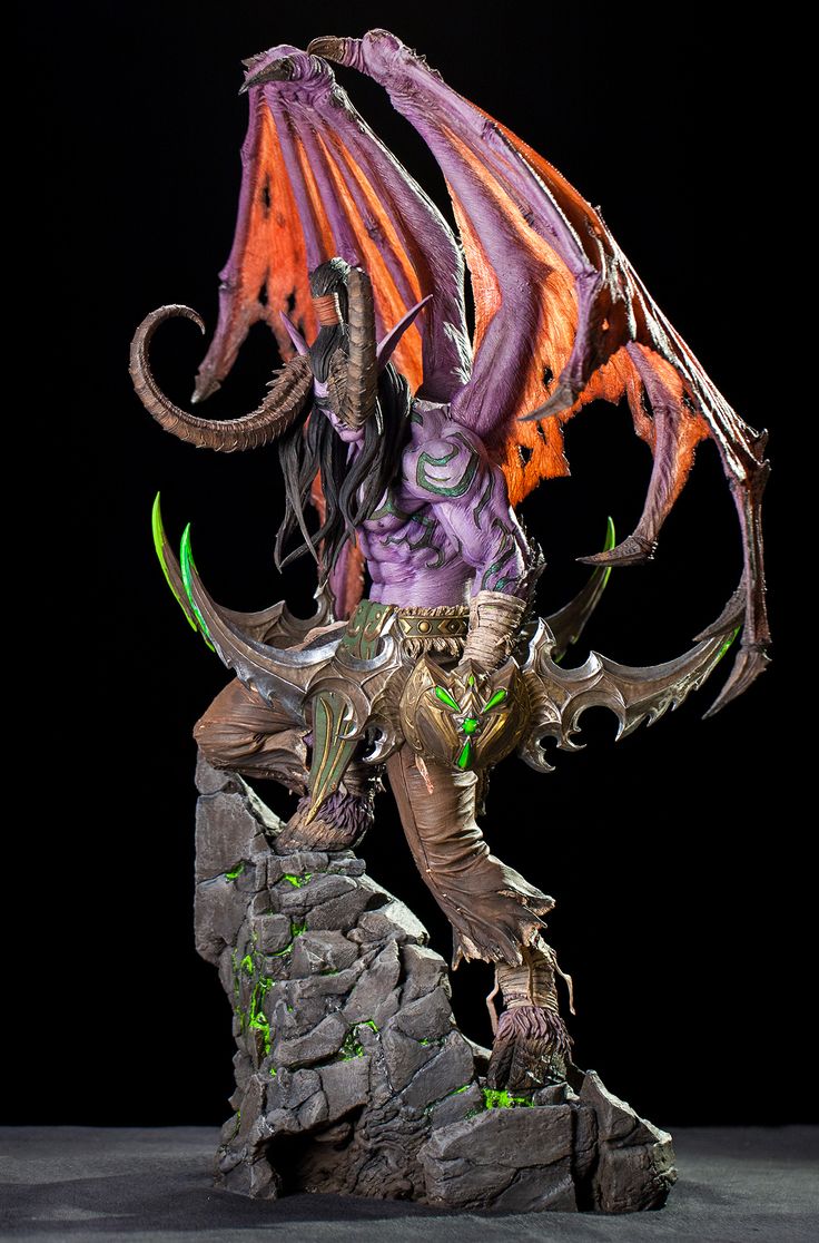 illidan Stormrage the betrayer Premium Statue - Blizzard Gear