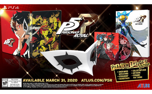 Persona 5 Royal Phantom Thieves Edition US PS4 - Like New