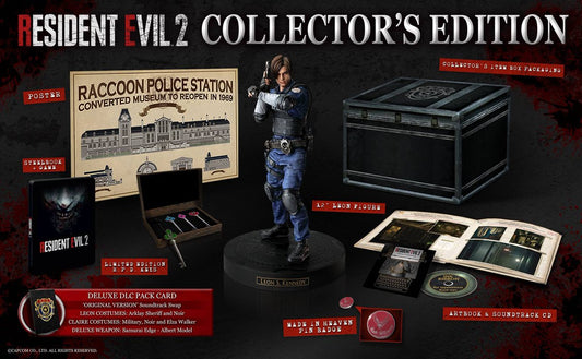 Resident Evil 2 Remake collector Edition EU - PS4 (OPEN BOX) Like New