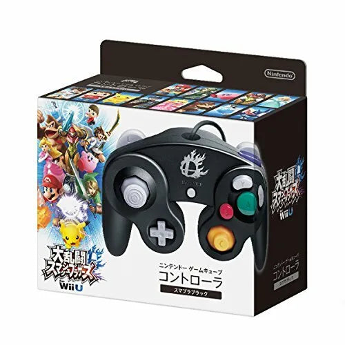Nintendo GameCube Controller Super Smash Edition for Wii U + GameCube Adapter for Wii u