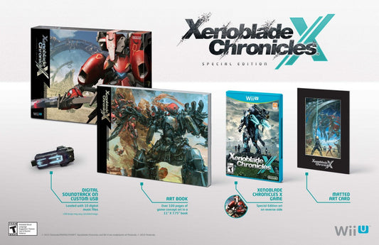 Xenoblade Chronicles X Special Edition Wii u NEW US (RARE)